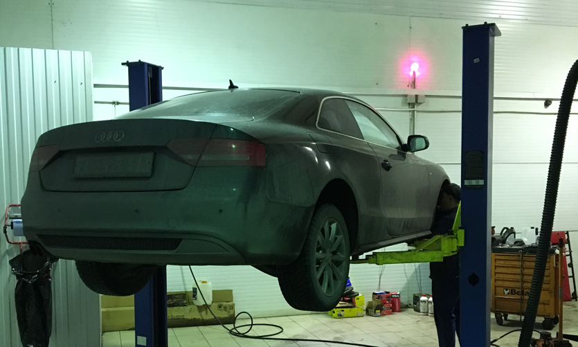 Отчет о замене подшипников на Ауди А5