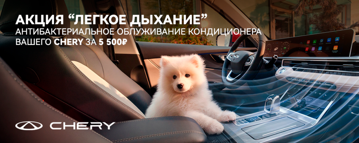 Комплексное обслуживание системы кондиционирования за 5 500 ₽ CHERY